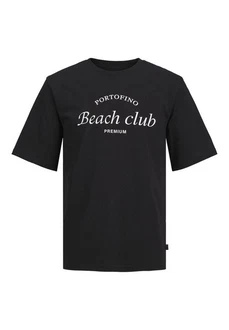 Jack & Jones T-Shirt JPRBLAOCEAN CLUB FRONT PRINT SS TEE Schwarz Jack & Jones T-Shirt JPRBLAOCEAN CLUB FRONT PRINT SS TEE Schwarz