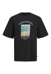 T-Shirt T-Shirt JPRBLAOCEAN CLUB PHOTO PRINT SS TEE (1-tlg)