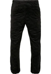 Southpole Stoffhose AOP Velour Pants Schwarz/Dunkelgrau/Khaki/Dunkelgrün