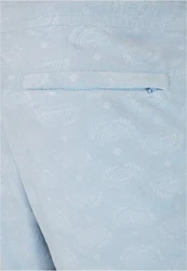 Southpole Stoffhose AOP Velour Pants babyblau