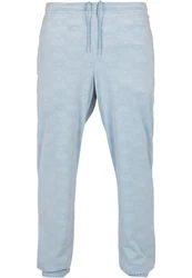 Southpole Stoffhose AOP Velour Pants babyblau