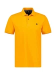 LERROS Kurzarmshirt mit Logostickerei Gelb
