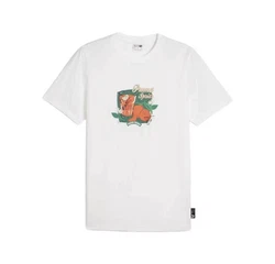 PUMA T-Shirt Graphics Spritz weiß