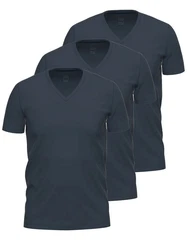 Ammann Unterziehshirt 3er Pack Shirt 1/2 Arm Day Modern Dunkelblau/Blau