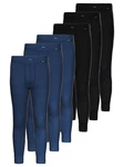 Ammann Lange Unterhose Day Classic Dunkelblau/Blau