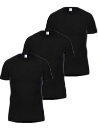 Unterziehshirt 3er Pack Shirt 1/2 Arm Day Classic / Jeans Feinrip (Packung, 3-St) hohe Markenqualitt