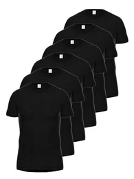 Unterziehshirt 6er Pack Shirt 1/2 Arm Day Classic / Jeans Feinrip (Spar-Set, 6-St) -