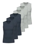 Ammann Achselhemd Tank Top Day Modern / Close to You (6-St) Dunkelblau/Grau Ammann Achselhemd Tank Top Day Modern / Close to You (6-St) Dunkelblau/Grau
