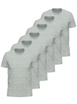 Ammann Unterziehshirt 6er Pack Shirt 1/2 Arm Day Modern Grau/Hellgrau