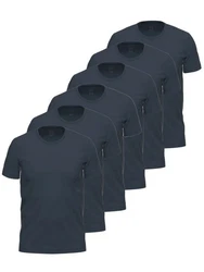 Ammann Unterziehshirt 6er Pack Shirt 1/2 Arm Day Modern Dunkelblau/Blau
