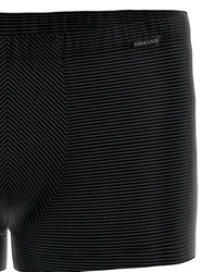 Ammann Boxer Retro Short Cotton & More Schwarz/Dunkelrot