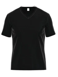 Ammann Unterziehshirt V-Shirt 1/2 Arm Day Modern Schwarz