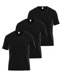Unterziehshirt 3er Pack V-Shirt 1/2 Arm Day Modern / Cotton & Mor (Packung, 3-St) hohe Markenqualitt