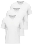 Ammann Unterziehshirt V-Shirt 1/2 Arm Day Modern Weiß/Grau/Creme/Hellgrau