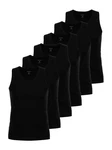 Ammann Achselhemd Athletic Shirt Day Modern Schwarz/Dunkelgrau