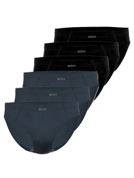 Ammann Slip Day Modern Close to You (6er Pack) Dunkelblau/Schwarz/Blau