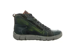KRISBUT Winterboots High Top Sneaker Grün/Dunkelgrün