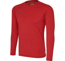 hummel Thermounterhemd First Performance Jersey LS Rot/Dunkelrot