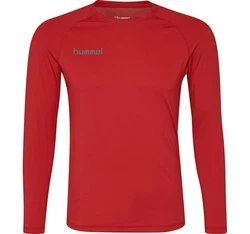 hummel Thermounterhemd First Performance Jersey LS Rot/Dunkelrot