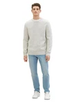 TOM TAILOR 5-Pocket-Jeans JOSH Grau/Weiß/Creme/Khaki