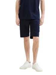 TOM TAILOR Shorts Tech Chino Bermudas Dunkelblau/Hellblau