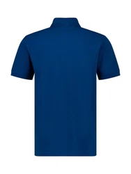 LERROS Kurzarmshirt mit Logostickerei Blau/Dunkelblau