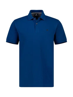 LERROS Kurzarmshirt mit Logostickerei