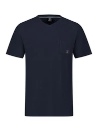V-Shirt mit Brusttasche