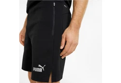 PUMA Shorts Jogginghose mit Taschen Schwarz
