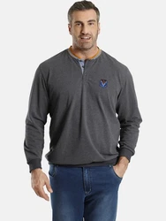 Charles Colby Sweatshirt EARL GWILYM Dunkelgrau/Dunkelblau/Blau/Grau