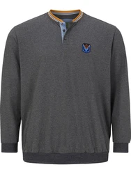 Charles Colby Sweatshirt EARL GWILYM Dunkelgrau/Dunkelblau/Blau/Grau