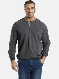 Sweatshirt EARL GWILYM +Fit Kollektion, Bauchschnitt