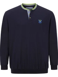 Charles Colby Sweatshirt EARL GWILYM Blau/Dunkelblau