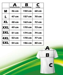 L.gonline Herren T-Shirt mit Knopfleiste Orange/Rot/Gelb