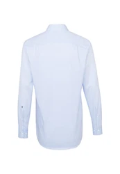seidensticker Langarmhemd BUSINESS KENT Regular Fit Hellblau/Blau
