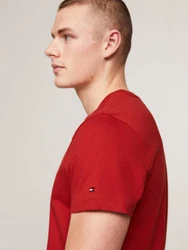 TOMMY HILFIGER T-Shirt rot/schwarz