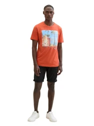 TOM TAILOR Shorts JOSH Orange/Braun