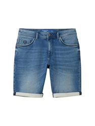 TOM TAILOR Jeansshorts Josh Shor Weiß/Creme/Hellblau