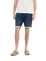 TOM TAILOR Jeansshorts Josh Shor Weiß/Creme/Hellblau