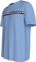 Tommy Hilfiger T-Shirt CHEST STRIPE TEE hellblau/rot/schwarz/wei
