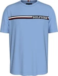 Tommy Hilfiger T-Shirt CHEST STRIPE TEE hellblau/rot/schwarz/wei