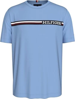 Tommy Hilfiger T-Shirt CHEST STRIPE TEE hellblau/rot/schwarz/wei