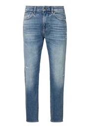 Straight-Jeans RE.MAINE BO mit BOSS Leder-Badge