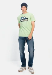 camel active Kurzarmshirt T-Shirt Hellgrün/Grün/Türkis