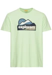 camel active Kurzarmshirt T-Shirt Hellgrün/Grün/Türkis