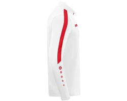 Jako Sweatshirt Power Weiß/Rot/Schwarz