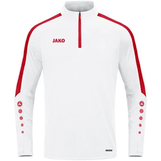 Jako Sweatshirt Power Weiß/Rot/Schwarz