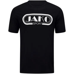 Jako T-Shirt Retro Schwarz/Grau