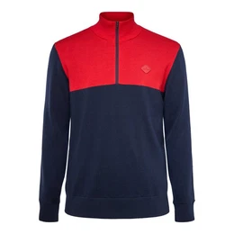 Trainingspullover Golf Windbreaker Jeff Navy/Rot Herren EU M