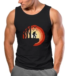 Neverless Tanktop Herren Tank-Top mit Print Orange/Schwarz/Grau/Gelb/Rot